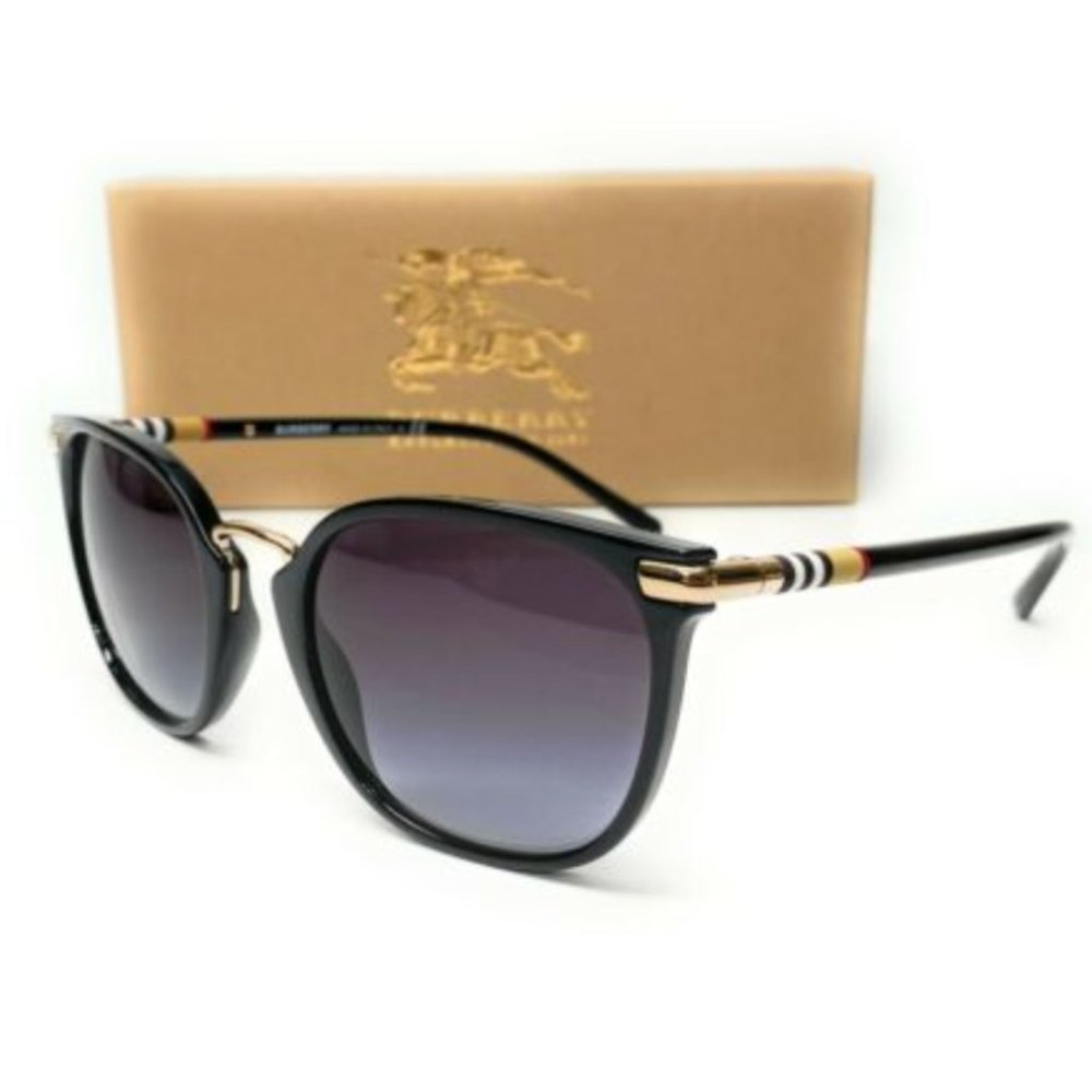 Burberry Women's Black Grey Gradient Sunglasses! - Picture 1 of 4